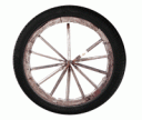 old wheel new tyre